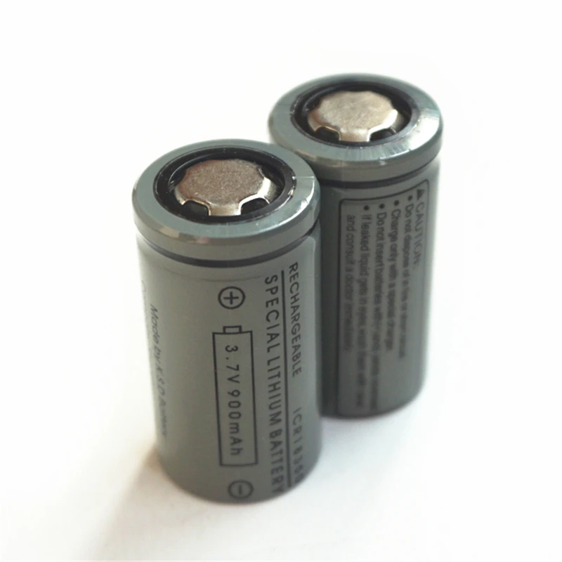 18350 리튬 이온 배터리 셀, 토치, 전자 담배, 디지털 제품 보조배터리, 900MAH, 3.7V, 4.2V