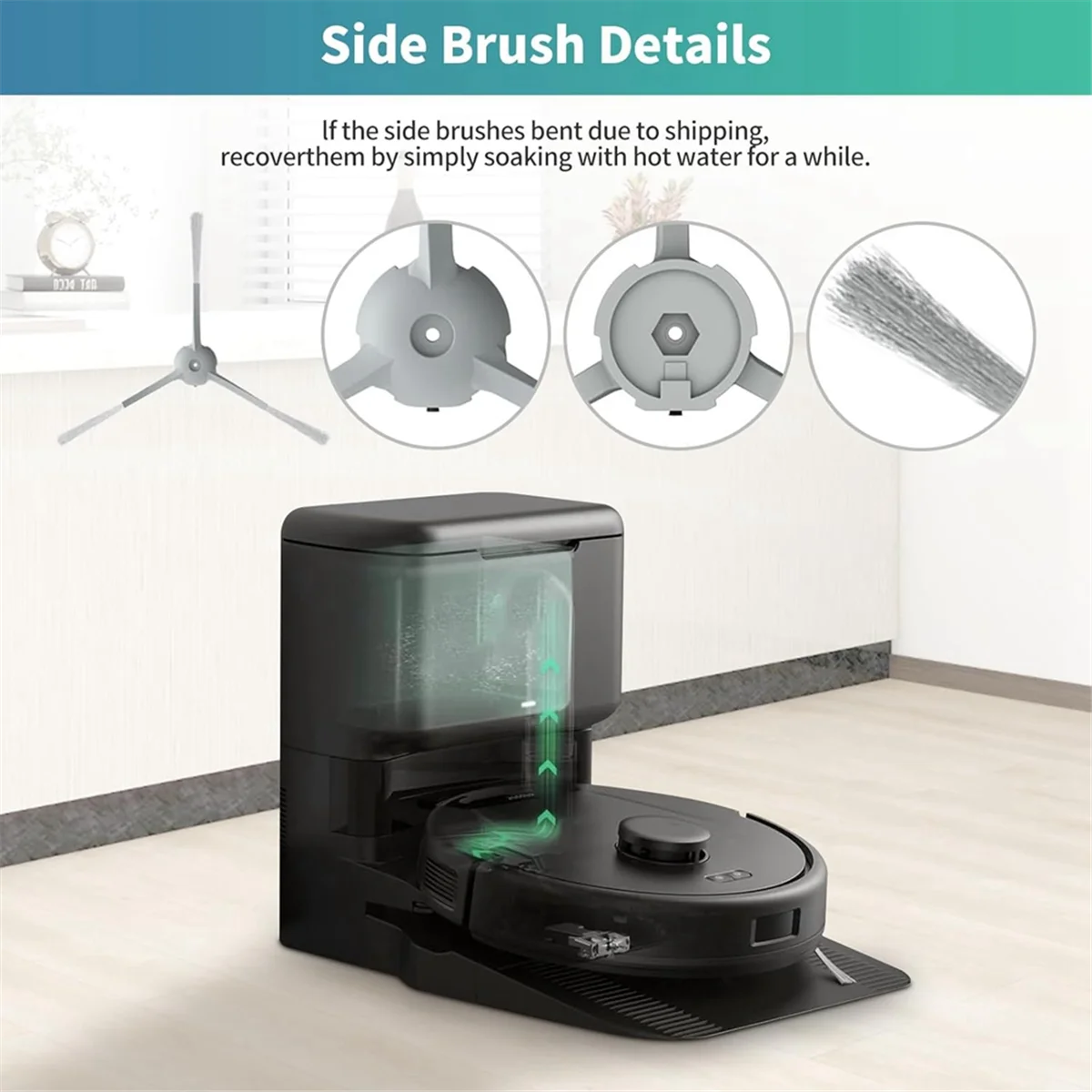 Suku cadang untuk Eufy L50, Kit aksesori vakum Robot seri vakum Robot L60