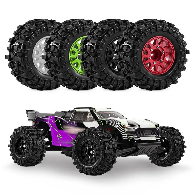 

4pcs 1/10 Scale 2.8" Big Off Road Tires D377 High Grip Upgrade Tyres for TRAXXAS ARRMA HPI Kyosho Tamiya MJX