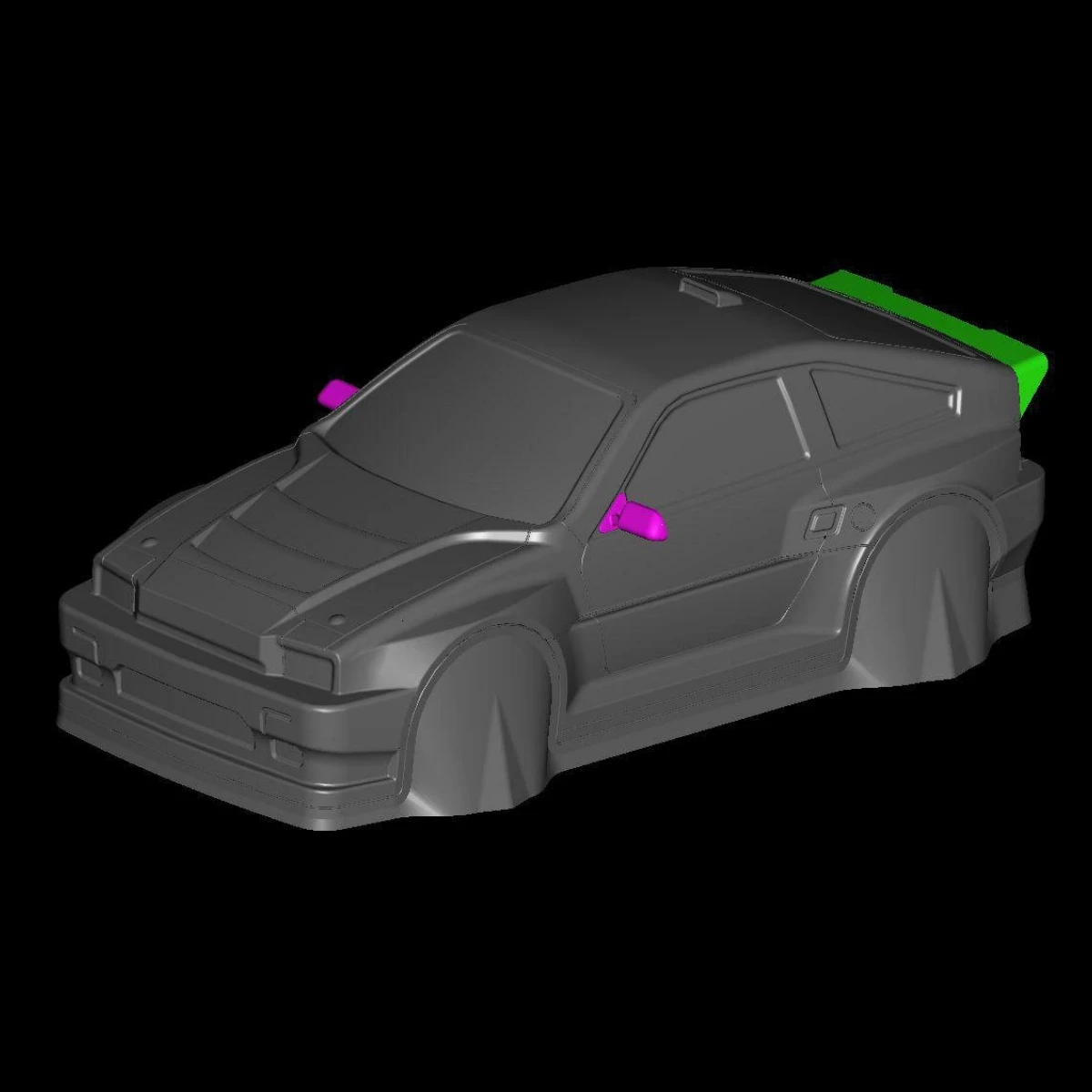 

1/12 Mini CRX Clear RC Body Shell (210mm) fit M-Chassis Tamiya MB-01 Carten M210 3Racing Cero MST RMX-M