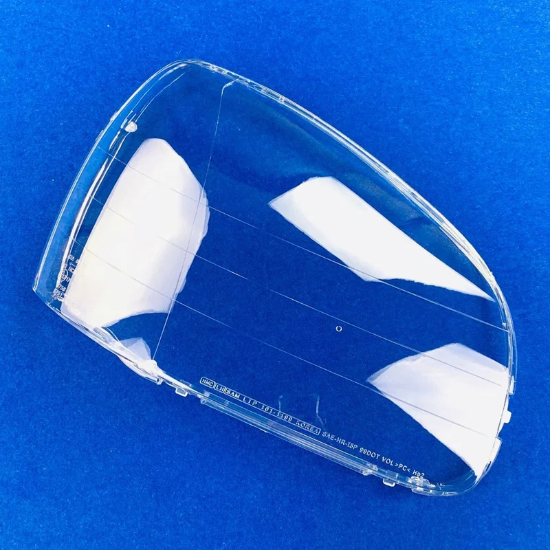 For Hyundai Santa Fe 2001-2006 Left+Right Headlight Shell Lamp Shade Transparent Lens Cover Headlight Cover