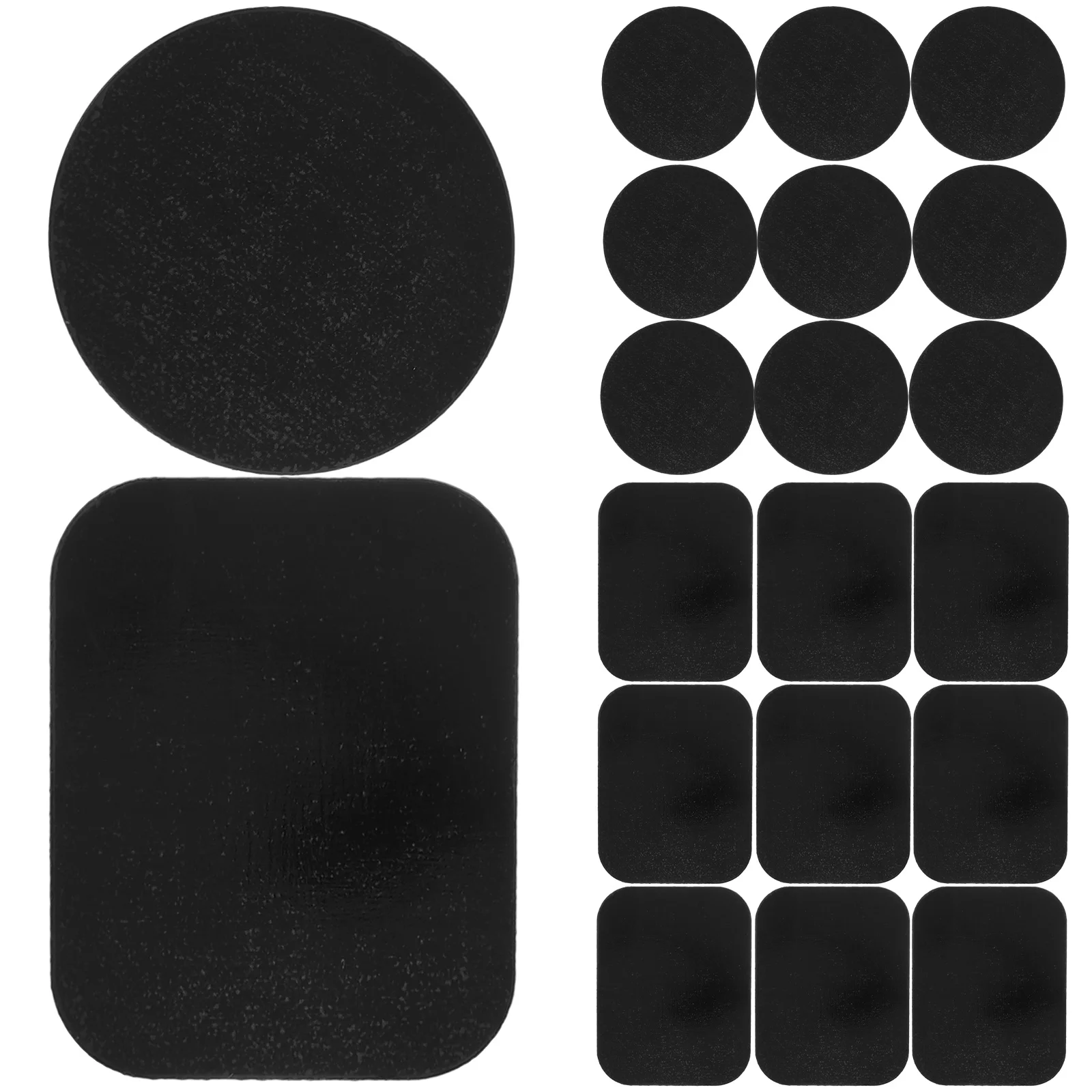 Practical Magnetic Mount Navigation Patch Black Phone Adhesive Sticker Mounting Plate Magnets