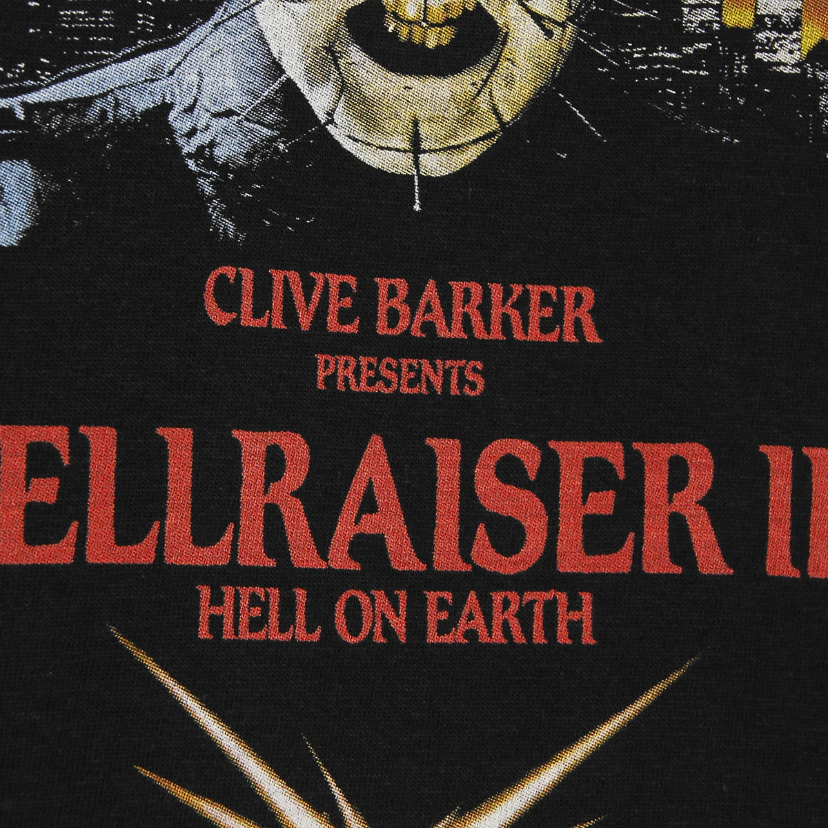 Hellraiser T-Shirt Hell on Earth Clive Barker Horror Movie Re-Animator Suspiria Men\'s Clothing Short Sleeve Cotton Tee