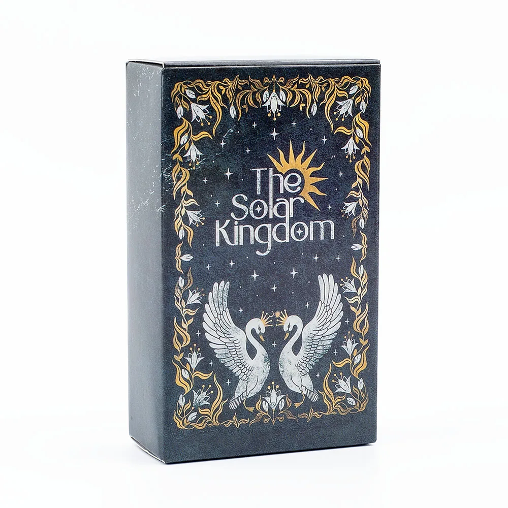 The Solar Kingdom Tarot Deck 78-Karten-Orakel-Set für kosmische Einrichtung und Wahrsagerei, englische Versionen, Edition, Brettspiel – Detail 2