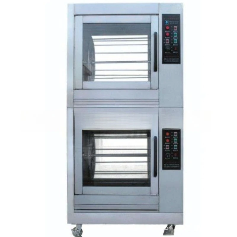 

Commercial roast chicken oven Automatic rotating roast chicken rack , single/double layer optional