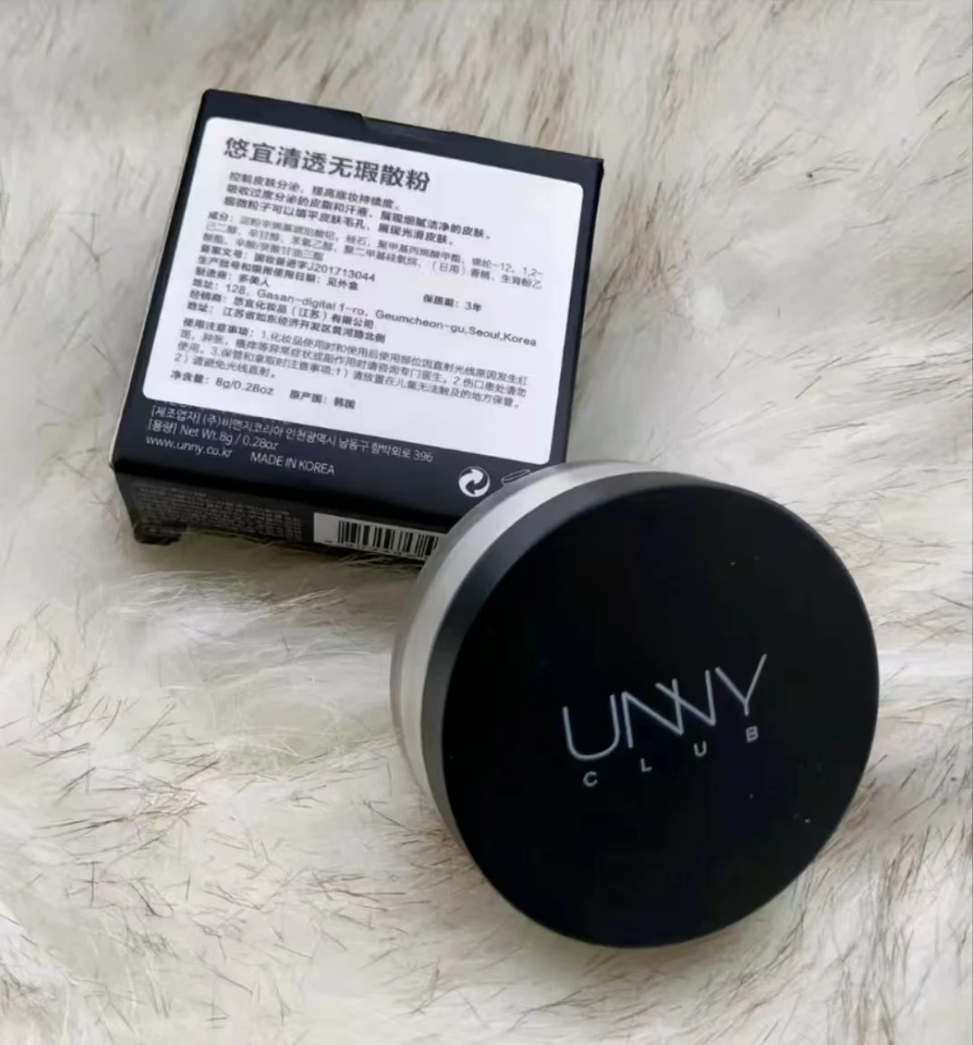 UNNY CLUB High Definition Loose Powder Setting Powder Oil Control Mist Matte Soft น้ําหนักเบา เอฟเฟกต์โฟกัสติดทนนาน