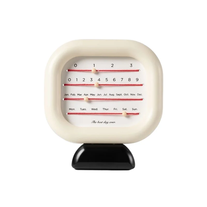 

Creative perpetual calendar office desktop ornament home entrance calendar