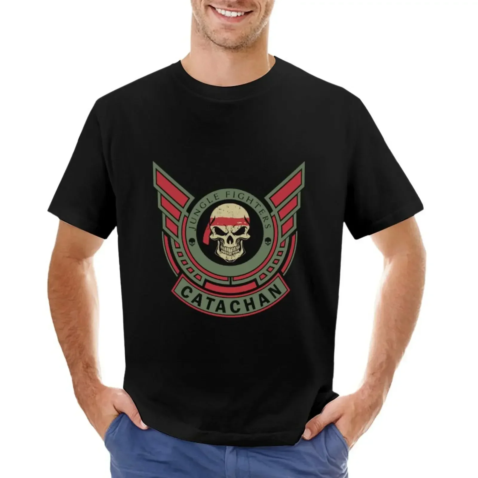 

CATACHAN - LIMITED EDITION52 T-shirt quick-drying boys animal print sports fans mens champion t shirts