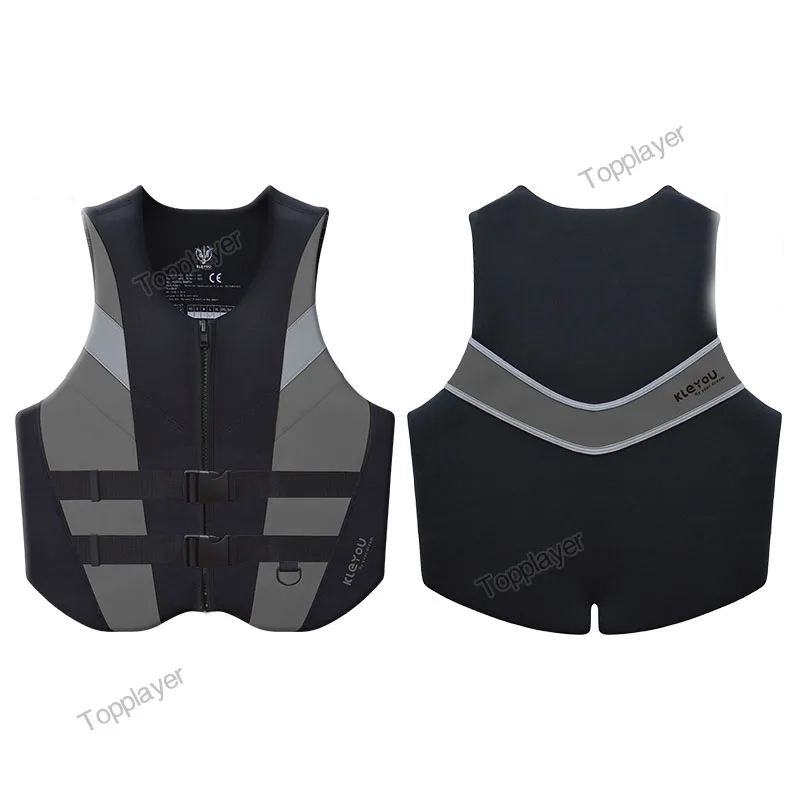 พรีเมี่ยมเสื้อชูชีพสําหรับผู้ใหญ่ Neoprene เสื้อชูชีพ Surf Raft Kayak ตกปลา Jet Ski น้ํากีฬาว่ายน้ํา Super Buoyancy เสื้อชูชีพ