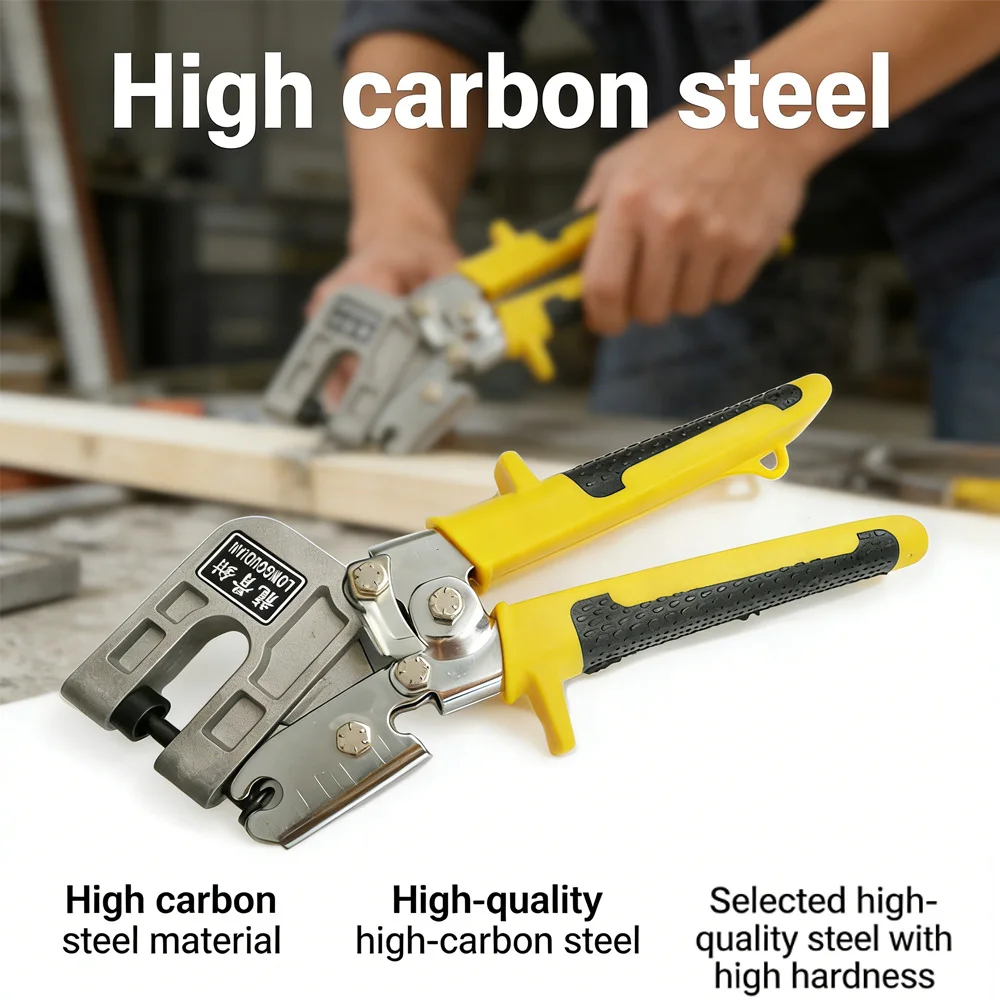 Pince à sertir les profilés métalliques en alliage d'aluminium, pince à perforer les plafonds, outils pour plaques de plâtre et cloisons sèches, pour la fixation de profilés métalliques, pince à