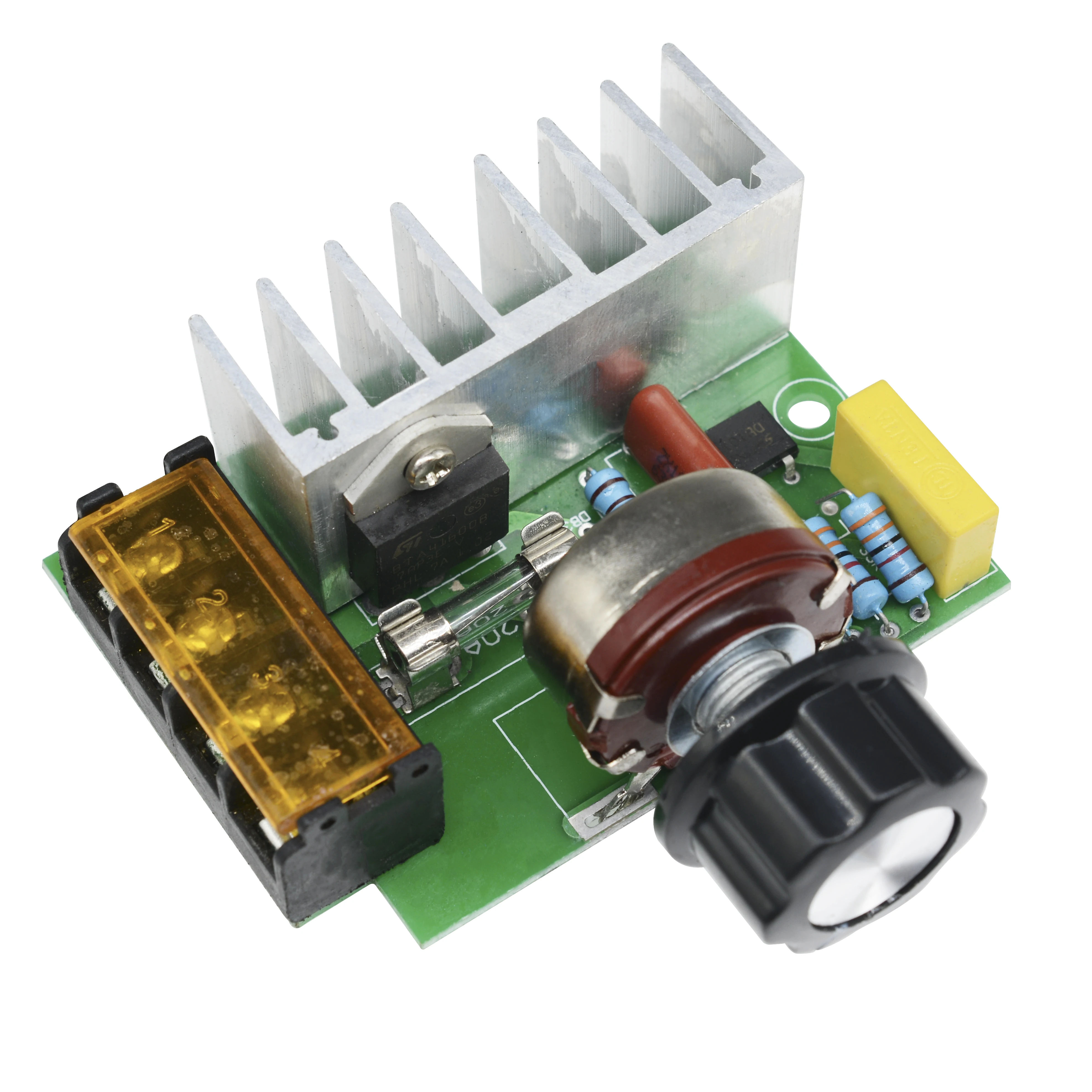 AC 0-220V 4000W Motor Speed Controller SCR Electronic Voltage Regulator Module Motor LED Swith Speed Control Knob