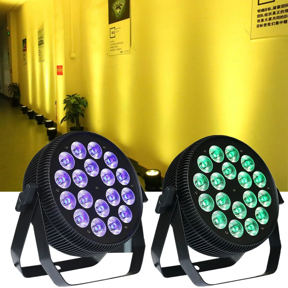 China Cheap Par Cans LED 18X15W RGBWA 5IN1 Indoor DMX Par Lighting Par 64 Wall Washer Decoration Par LED