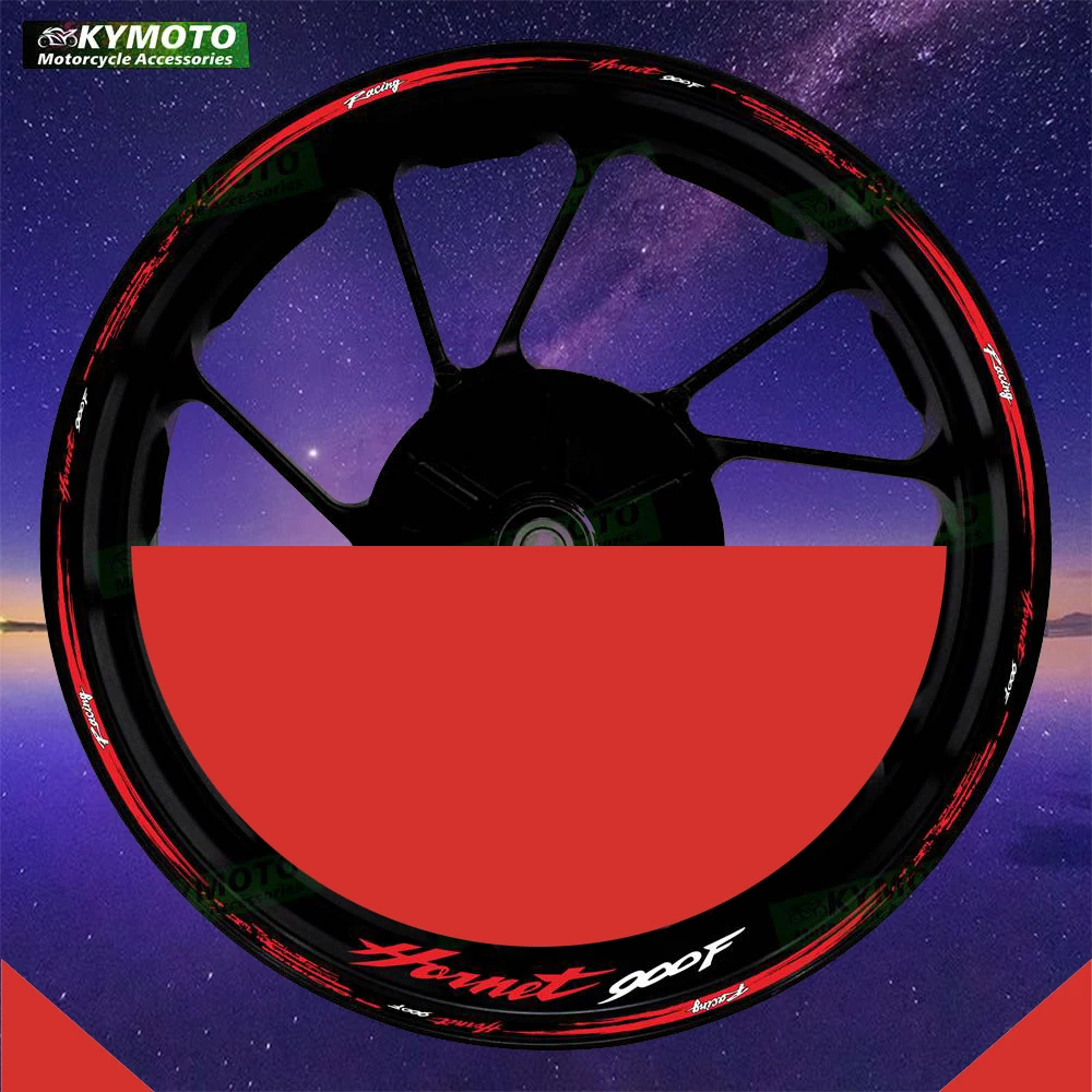 

For Honda HORNET 900F motorcycle accessories 17 inch front and rear wheel stickers fairing wheel reflective decals decoration