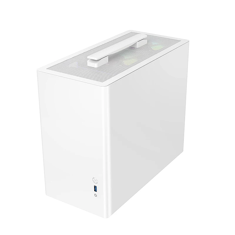 Obudowa PC M5 MATX, płyta główna ITX, zasilacz ATX, obsługa U3, komputer stacjonarny, przenośny, boczna przezroczysta obudowa mini.