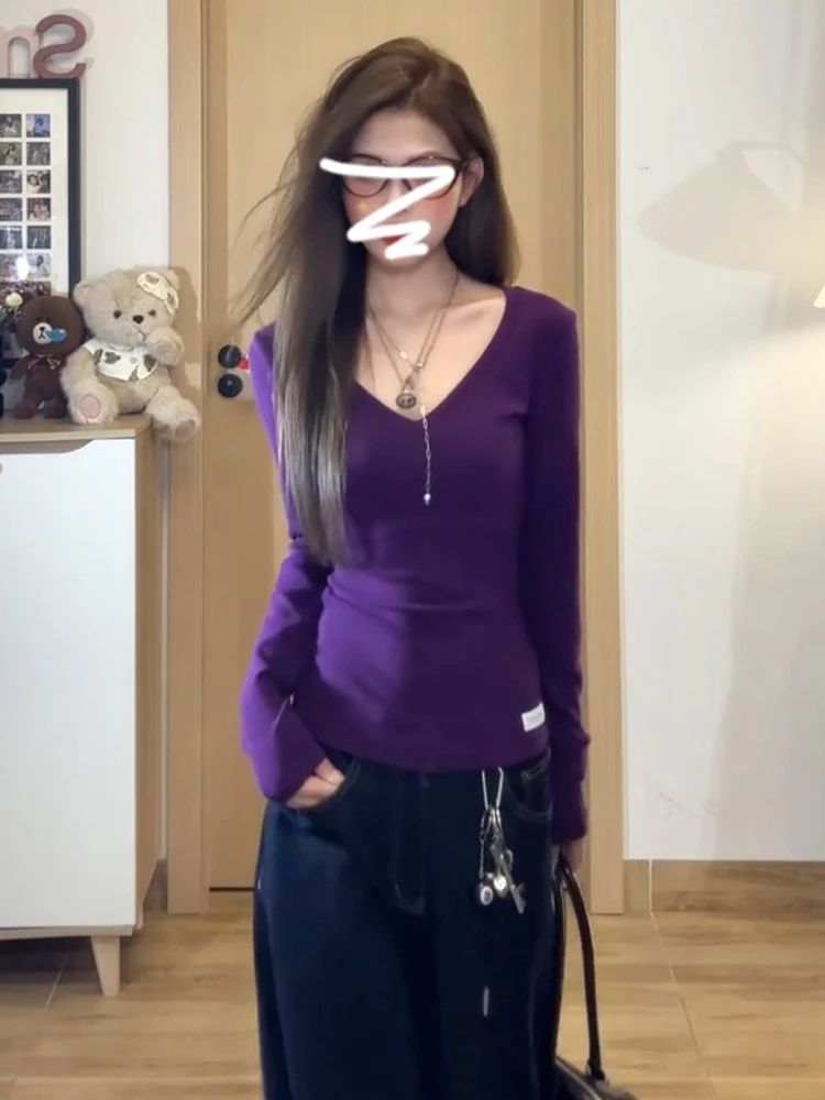 

Sweaters Jumpers Pullovers Women Knitted Tops Old Money Punk-Femme A-Type Western Turtleneck Art Fleece Cashmere Modern Leopards