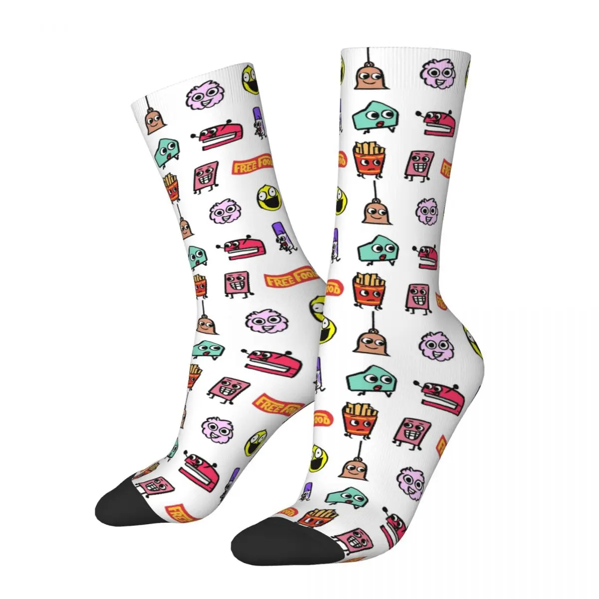 

Bfb Free Food Pack Socks Harajuku High Quality Stockings All Season Long Socks Accessories for Unisex Christmas Gifts