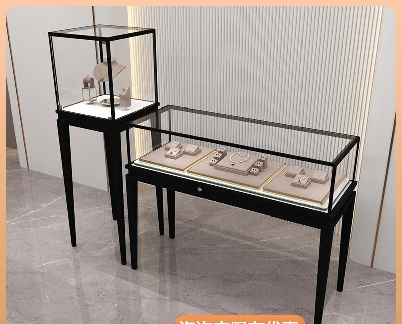 

Горячие продажи Шкаф для ювелирных изделий, шкаф для ювелирных изделий, ювелирные изделия, золото, нефрит, нефрит, изделия ручной работы, часы, музей, стекло, антикварный заказ