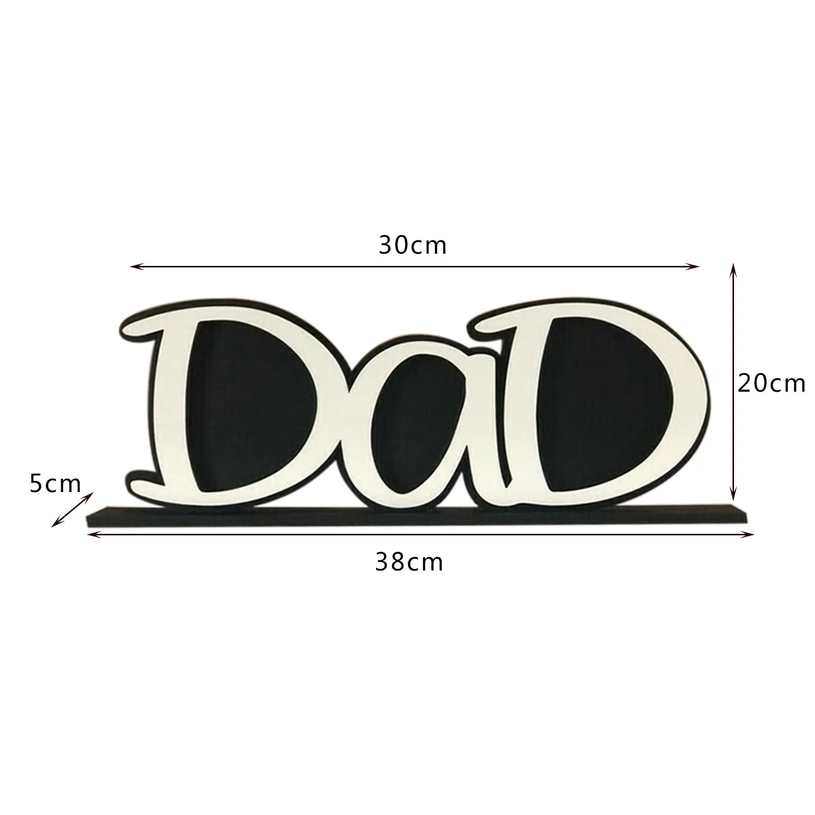 Dad Picture Frame Dad Photo Holder For Father\'s Day Gift Creative Wooden Desktop Ornament Dad Photo Clip Home Decoration