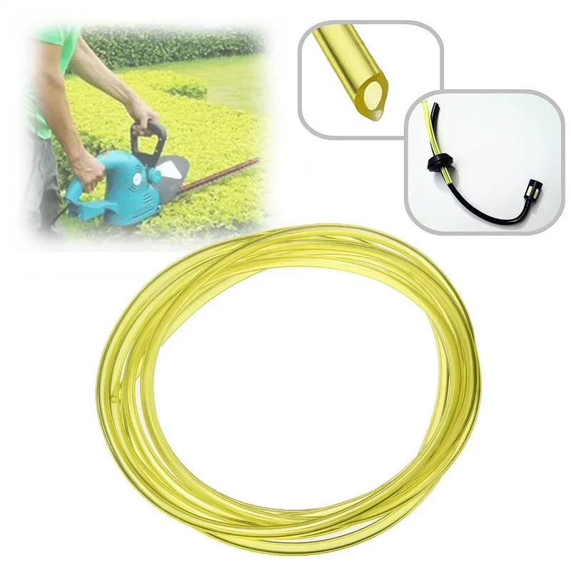 3 meter Yellow Tygon Petrol Fuel Gas Line Pipe Hose Oil and Gas Resistant For Trimmer Chainsaw Saw Blowerfor Chainsaws Blowers