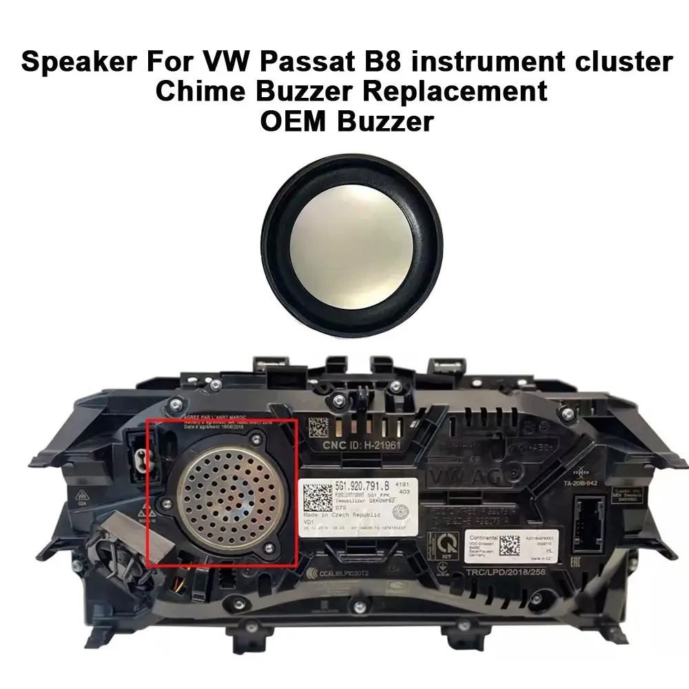 

Speaker For VW Passat B8 instrument cluster Chime Buzzer Replacement OEM Buzzer