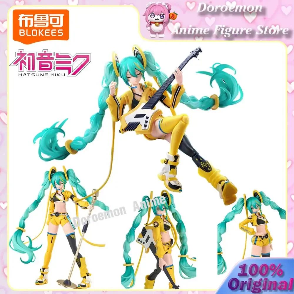 在庫ありオリジナル-blokees-ファンタスティックシリーズ-007-初音ミクビビッドエコー収集価値のあるフィグマアクションフィギュアモデルおもちゃギフト