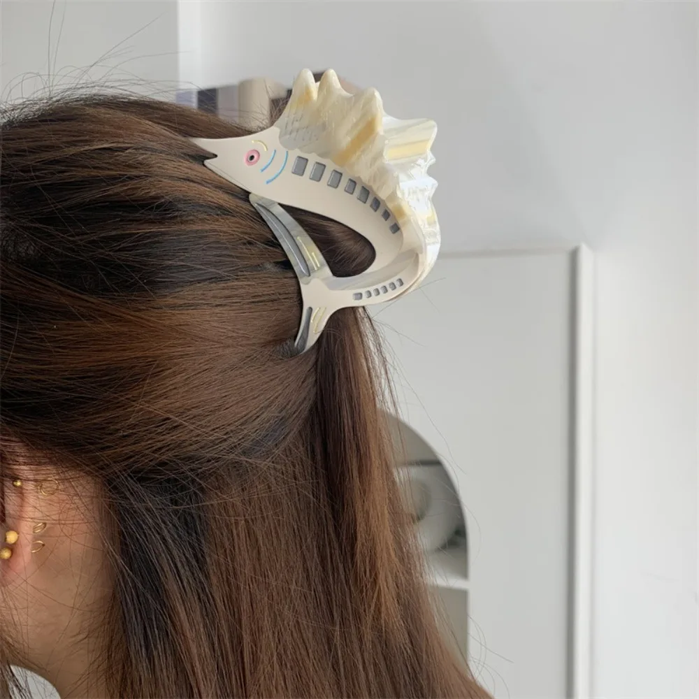 

Fish Tuna Hair Claw Sweet Acetic Acid Acetate Ocean Tunny Hair Clip Creative Cartoon Marine Organisms Shark Clip Headdress