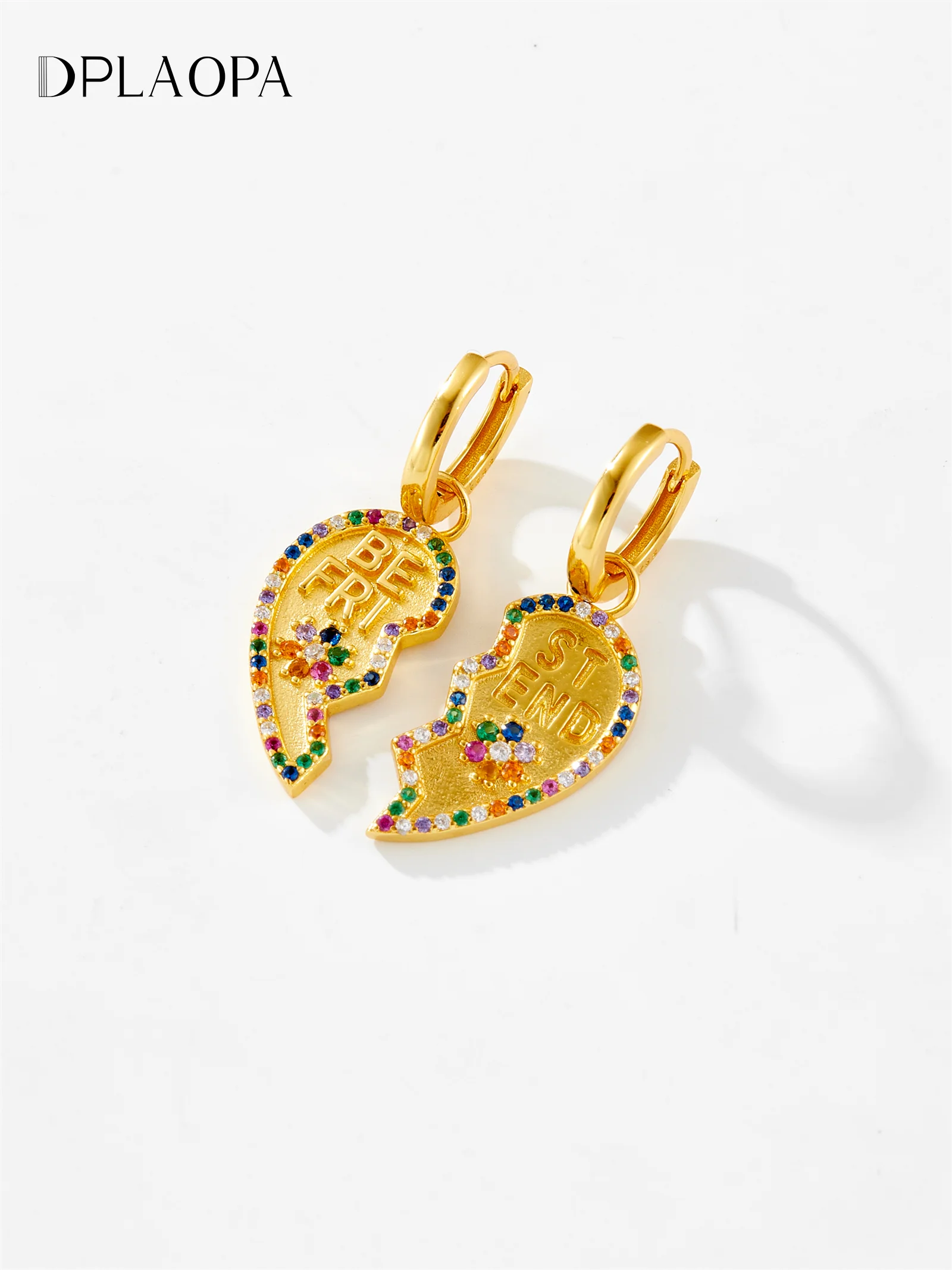 

DPLAOPA 925 New Sterling Silver Drop Earring Pendiente Luxury Women 2023 Jewelry Enamal Color Jewels