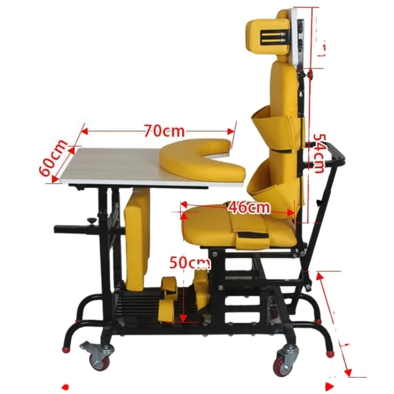 

Cerebral palsy rehabilitation training equipment disable standing standing frame multifunctional frame for children emergency