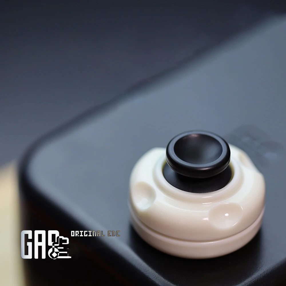 Nuevos plásticos escala de dimensión levitación magnética Fidget Spinner adulto EDC Fidget juguete mano Spinner Push Slider juguetes para aliviar el estrés