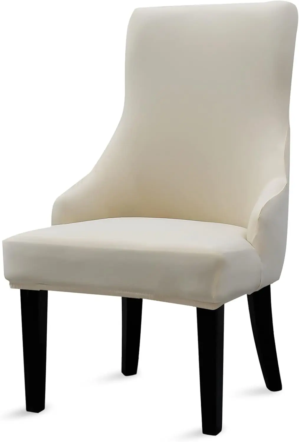 

Stretch Wingba Side Chair Slipcover-Accent Chair Cover Slipcover With Arm,Washable Upholstered Arm Dining Chair With Nailed