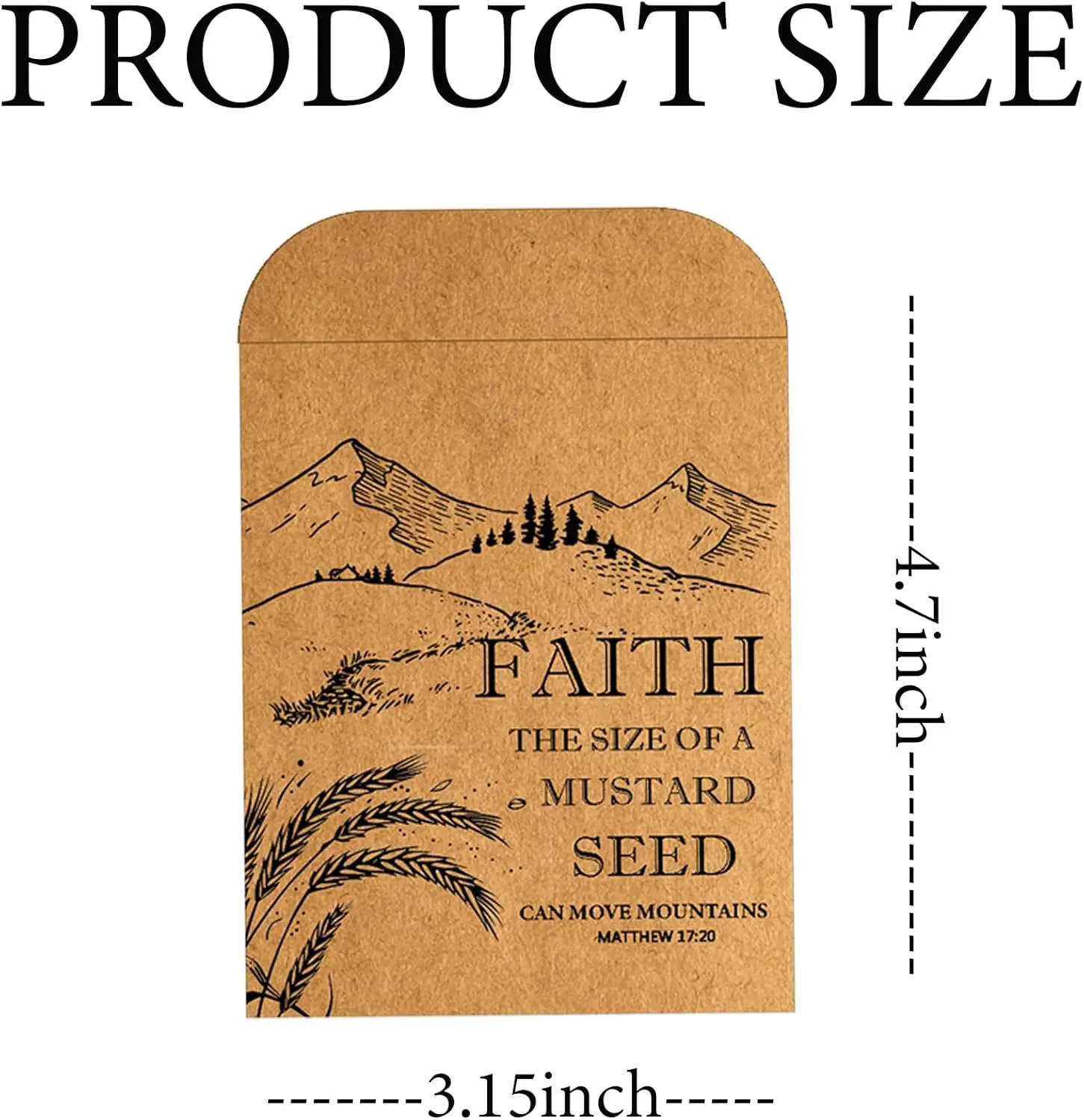 

50 шт. крафт-конверт с семенами горчицы оптом не содержит семян горчицы семян веры пустые закрывающиеся конверты для хранения клея