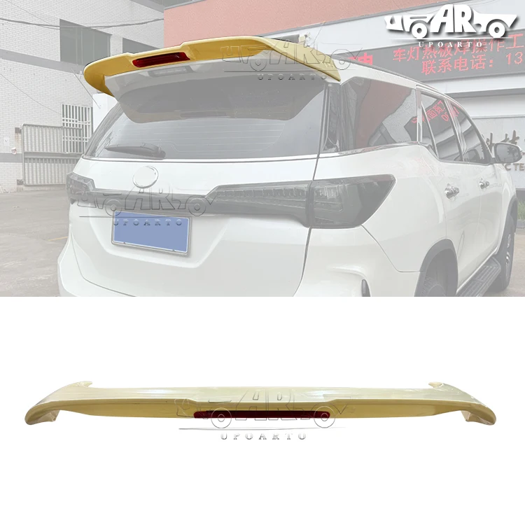 

HS ABS Trunk Spoiler Glossy Black Style Rear Spoiler for Toyota Fortuner 2015 2016 2017 2018 2019 2020 2021 2022 2023 2024