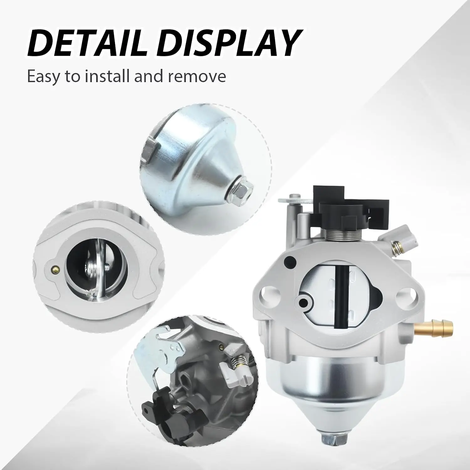 GCV170 Carburetor with Air Filter Tune Up Kit,  for HRN216 Lawn Mower with GCV170 GCV200 Engines, Replaces 16100-Z9M-811
