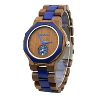 Reloj de madera para hombre, relojes de pulsera de madera ligeros hechos a mano, reloj de madera para hombre, regalos de reloj de madera para hombres