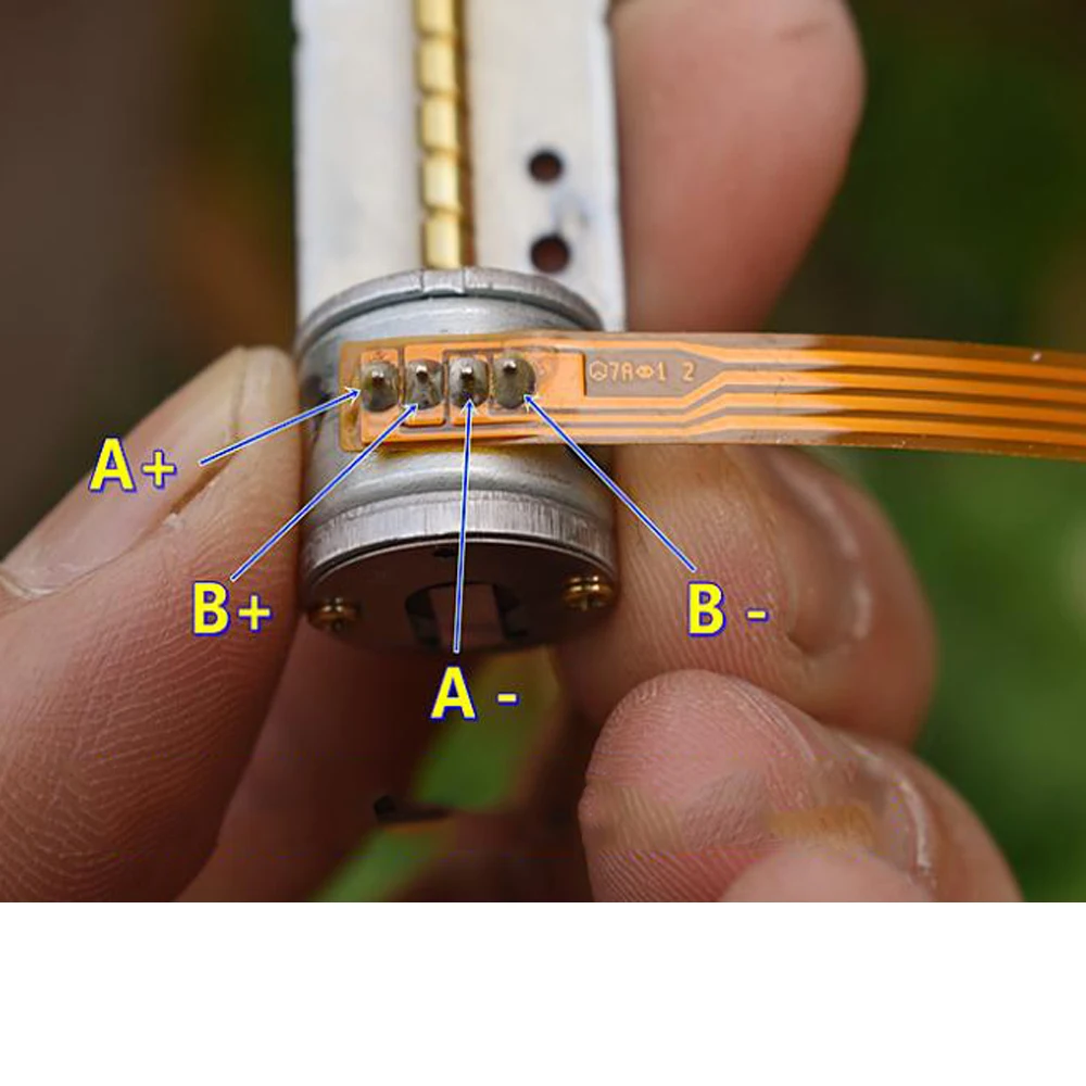 Micro 2-Phase 4-Wire Stepper Motor Micro 15MM Stepper Motor DC 6V 0.55A 50MM Long Screw Rod Mini Electric Stepping Motor Model