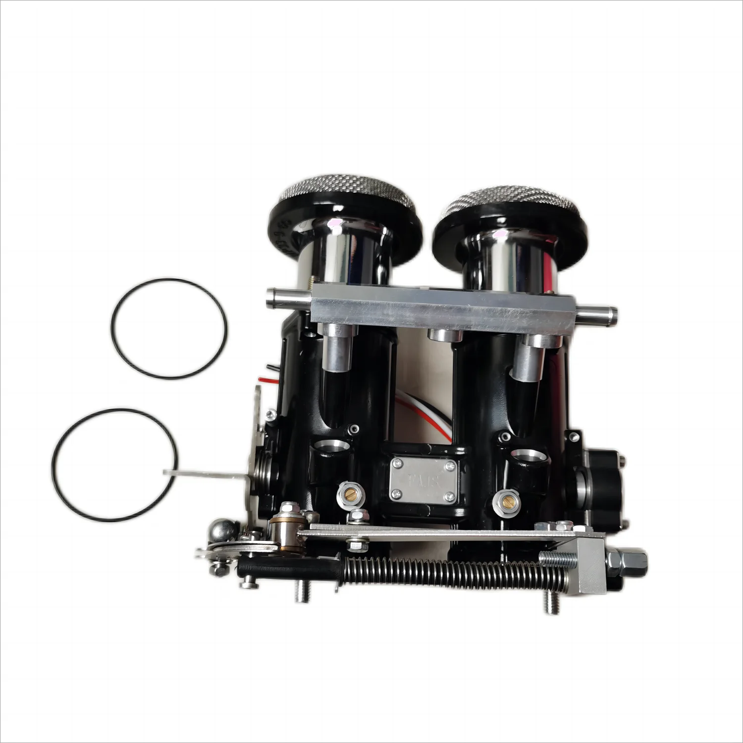 

SINGLE 40/42/45/48/50/55mm DCOE Throttle Body KIT Silver and Black ,6 Sizes to Choose From Replace the DCOE CARB to EFI