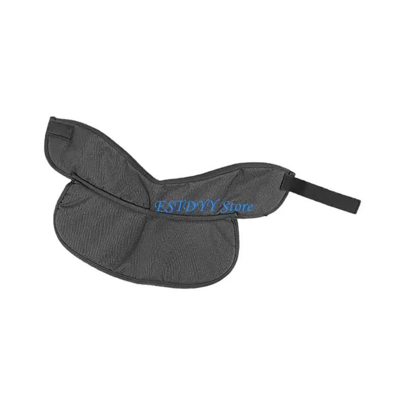 G6DE Sponge Filled Neck Support for Ice Hockey Comfortable Breathable Design Black