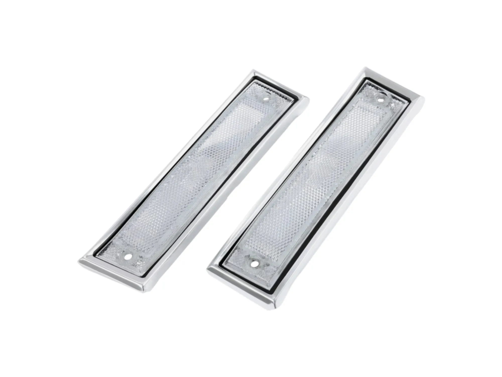 

Высококачественные 2-компонентные боковые габаритные фонари с прозрачными линзами и хромированной отделкой для Chevrolet GMC CK Pickup Blazer Jimmy 81-91 годов выпуска