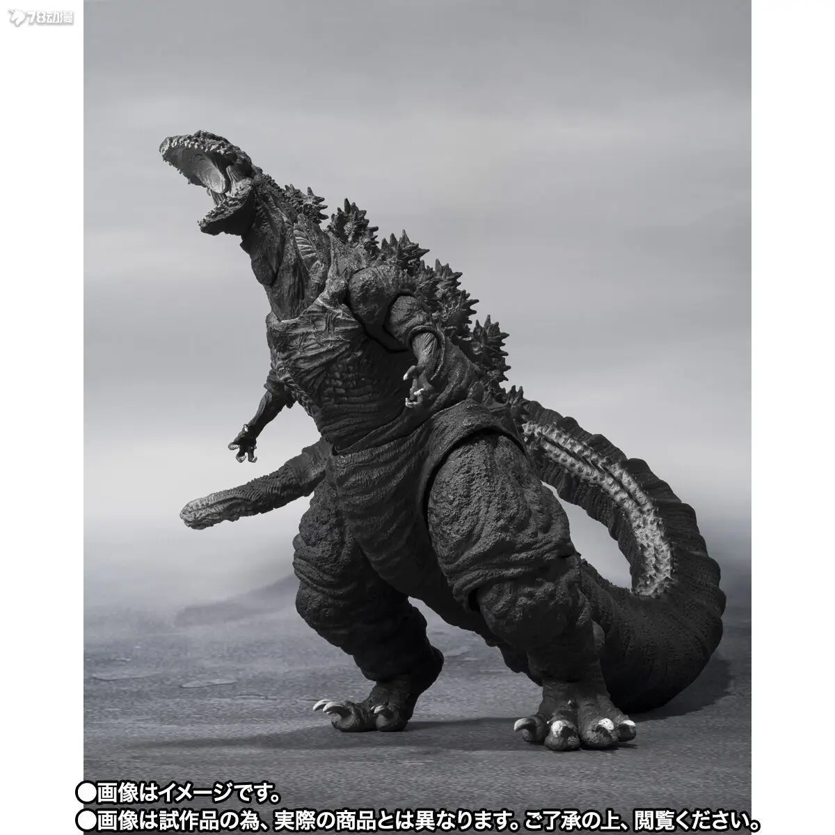 Bandai Genuine /Origina  SHM LIMITED & SPECIAL EDITION GODZILLA (2016) FORM 4 ORTHOCHROMATIC VER.    Action Figure Toys For Boys