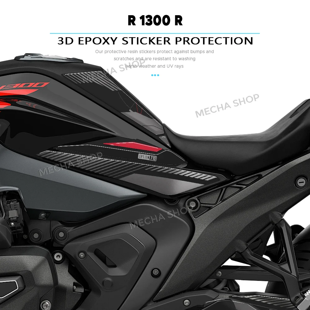 

Motorcycle Accessories Kit For R1300R Fuel Tank Protector 2025- R 1300 R 3D Sticker