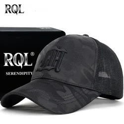 Summer Baseball Cap for Men Women's Sun Hat Embroidery Camouflage Fashion Design Breathable Mesh Hip Hop Trucker Sport Hard Top