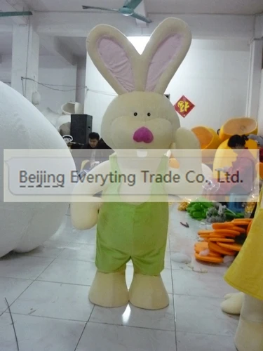 New Adult Hot Sale Foam Rabbit Fancy Cartoon Mascot Costume Plush Christmas Fancy Dress Halloween Mascot Costume