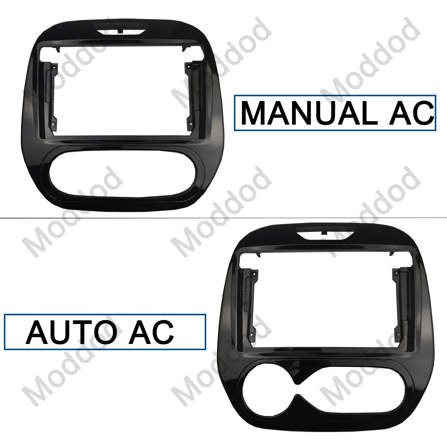 Dubbele 2 Din Radio Fascia Frame Fit voor RENAULT Captur 2013-2018 9 INCH Stereo GPS Dvd-speler Installeren surround Panel Face Plaat