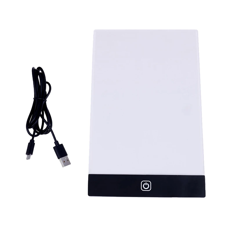 1pc Ultra Thin A5 LED Graphics Tablet Drawing Board Light Box Tracing Table Pad Diamond Painting Embroidery Tools