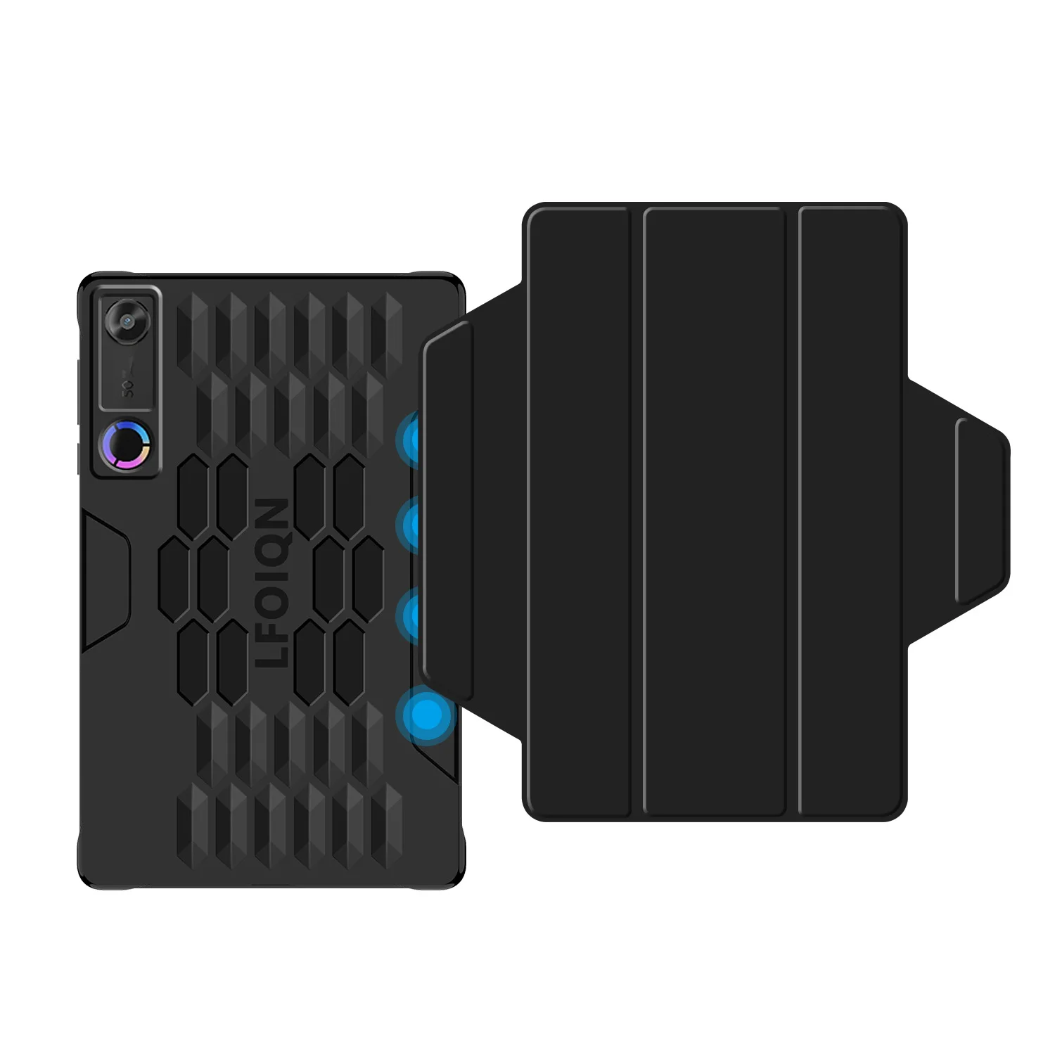 Magnetic Case for Legion Y700 5th Gen Smart Wake Sleep PU Leather Cover Detachable Gaming Movie Stand Thin Lightweight