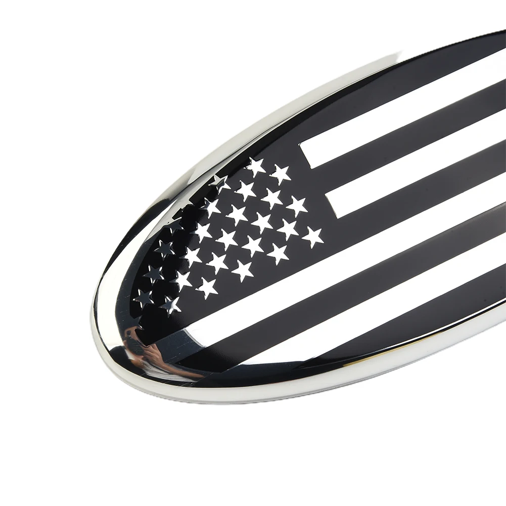 Logo Car Logo 9inch Silver Flag 9inch silver Flag Original Word Logo On The Back Of Seat For Ford F150 F250 Front Marker Grille
