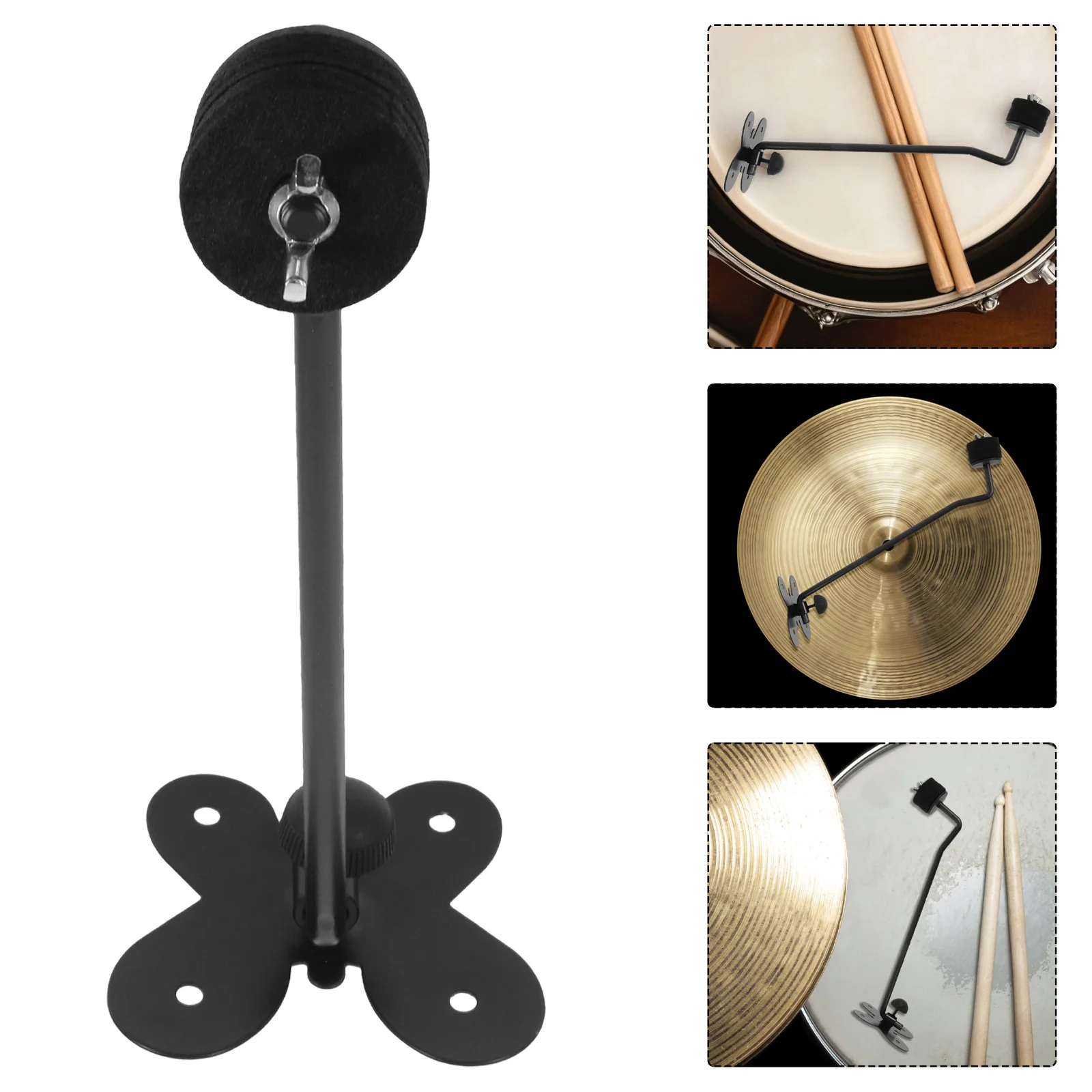 

Wall Cymbal Hanger Multi-Functional Adjustable Hooks Drum Rack Storage Rack Stand Cymbal Display Holder Home Gym Accessories