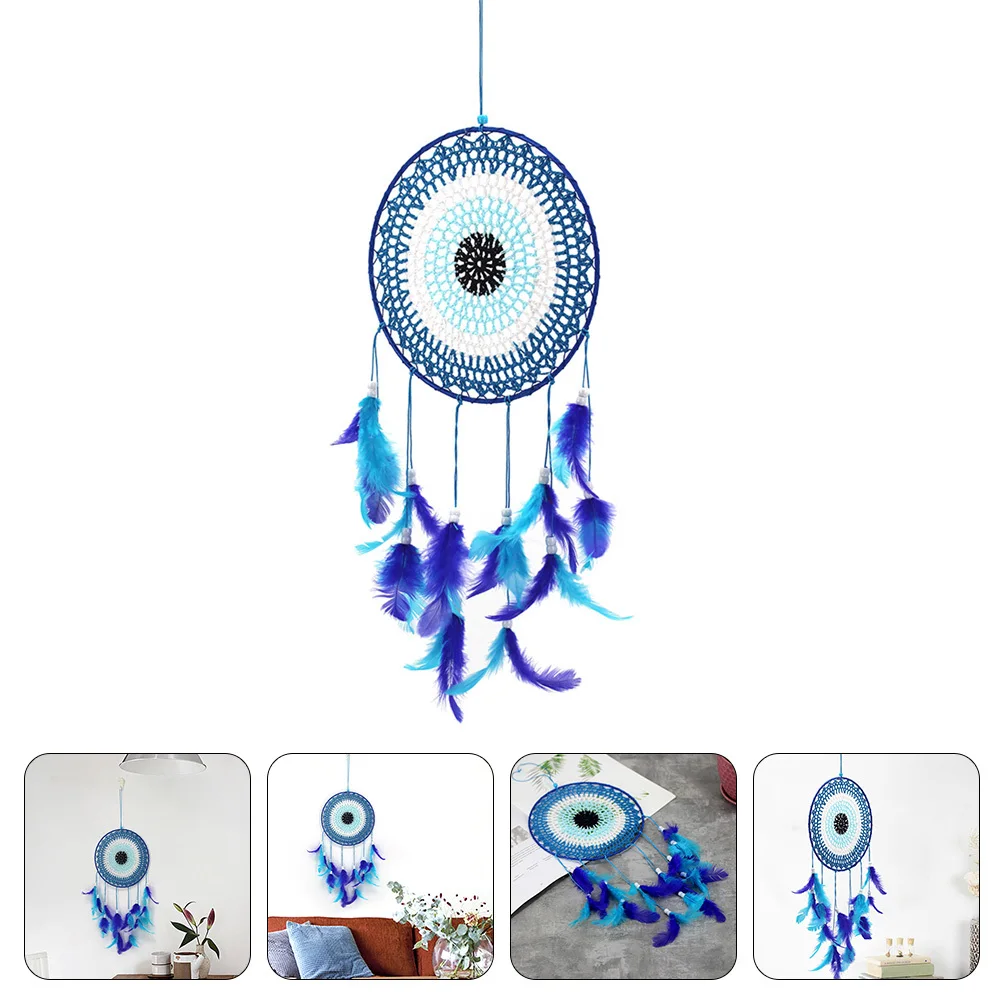 

Dream Catcher Decorative Pendant Girl Style Hanging Home Bedroom Ornament Colorful Tassels Unique Room Decor