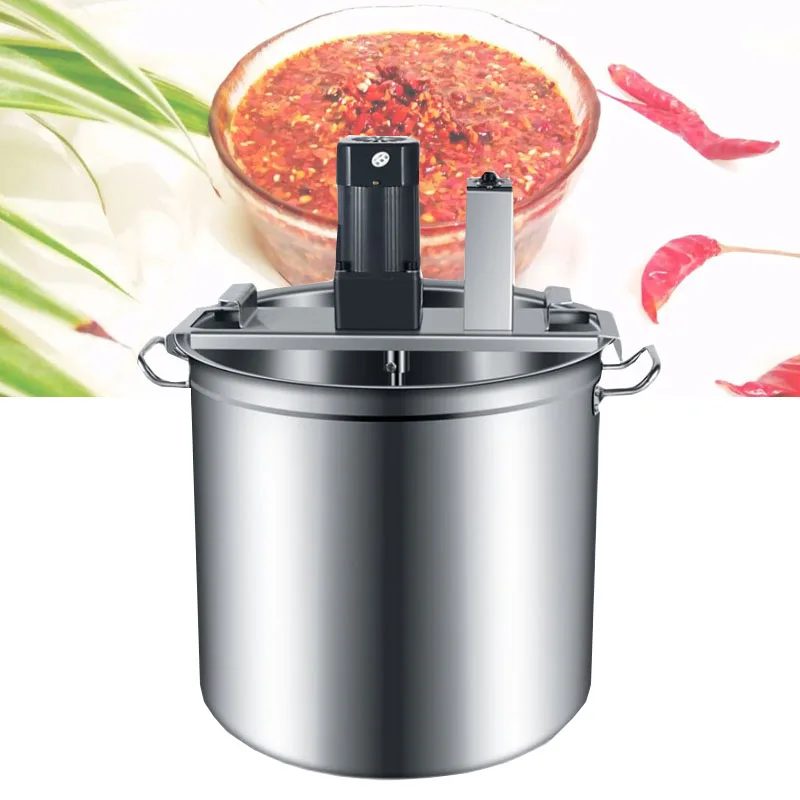 Kitchen Stainless Steel Sauce Cooking Mixer Hot Pot Seasoning Stir-fry Machine Vertical Food