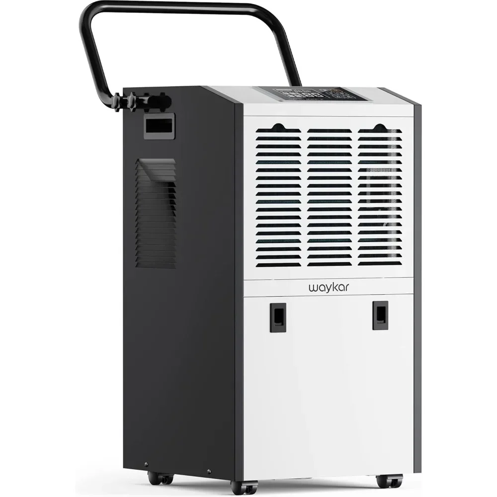 

155 Pints Large Commercial Dehumidifier with Drain Hose and Water Tank, Industrial Dehumidifier in Large Space up to 8000 Sq. F